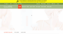 Desktop Screenshot of gerovital.net
